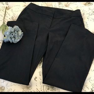 ANN TAYLOR CURVY gray mini checks trousers SZ 10